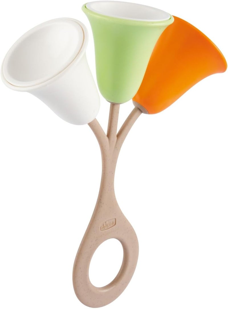 Chicco ECO+ Tulip Rattle - Easy Grip and Shake Baby Toy for 3-18 Months - Image 2