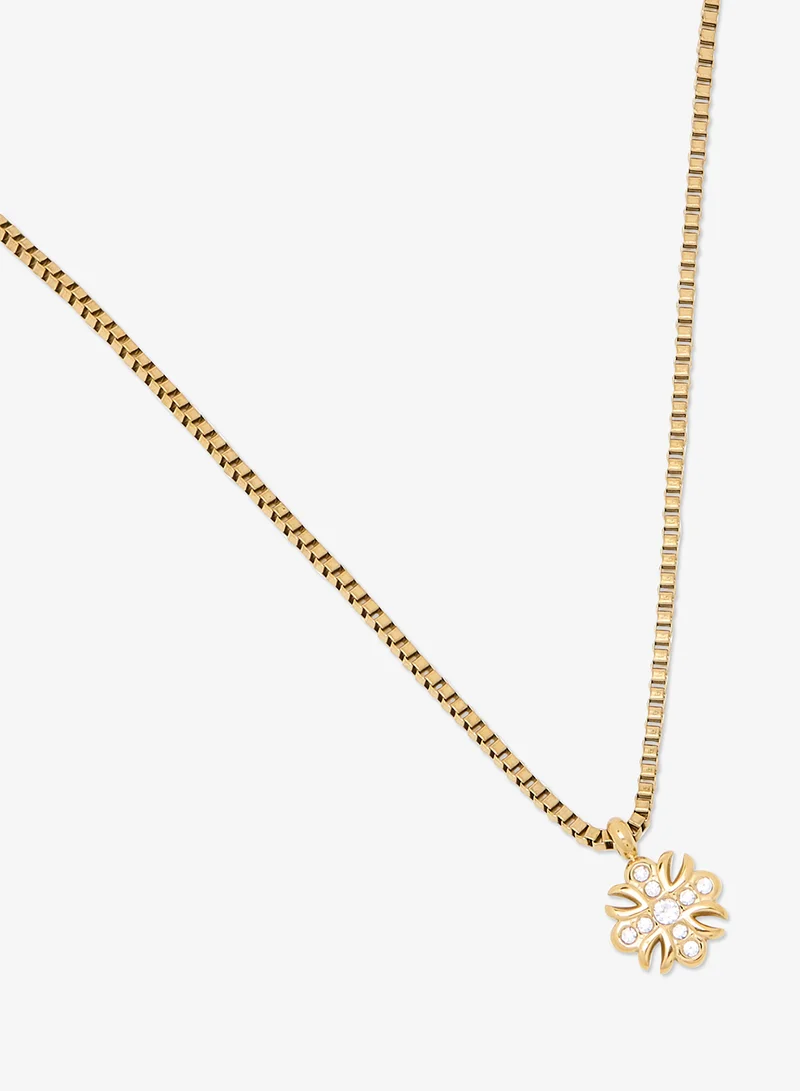 Seventy Five  Crystal Pendant Necklace for Men | Best Price UAE