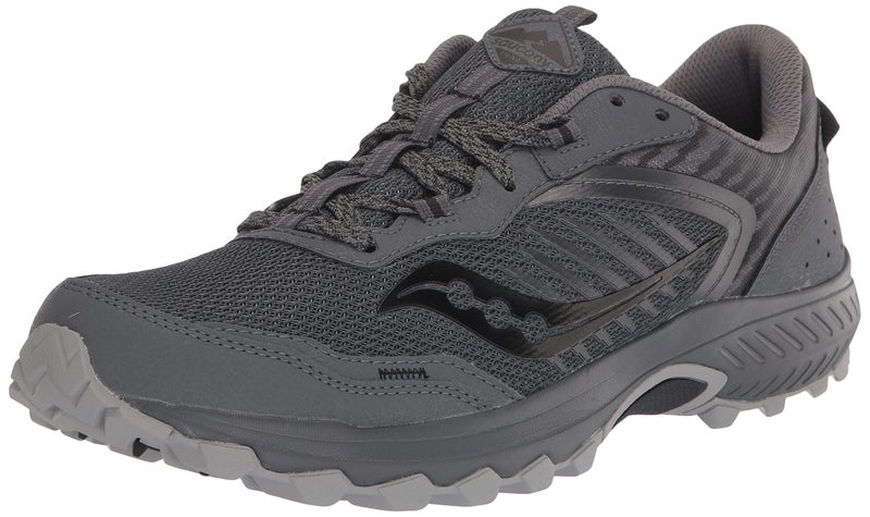Saucony Men's Excursion Tr19 Sneaker, Shadow/Black, 9.5 Wide - Image 1
