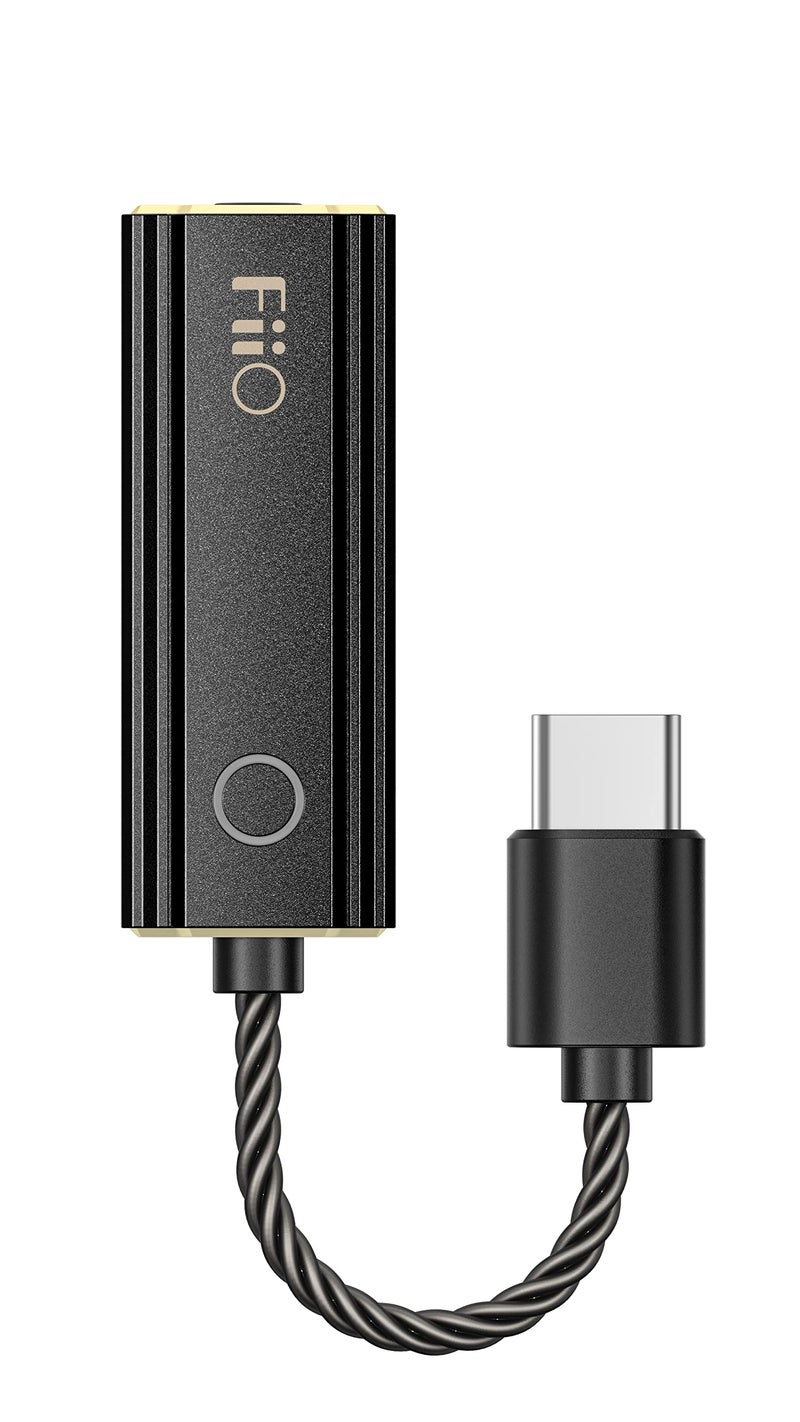 FiiO JadeAudio KA1 Headphone Amps Amplifier Tiny USB DAC High Resolution 3.5mm Lossless for Smartphones/PC/Laptops/Players(Type C, Black) - Image 1