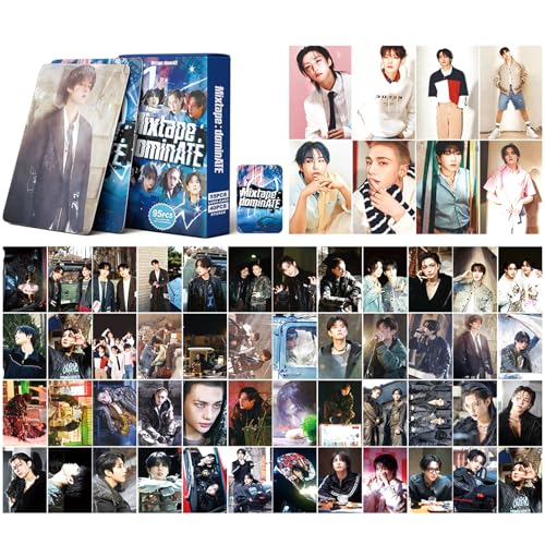 PYAJUU Stray Kids Photocards MIXTAPE: dominATE Album Photo Cards 95 PCS KPOP SKZHOP HIPTAPE 合(HOP) Post Card Stray Kids Merch Boys and Girls Card Set Straykids Photo Album Accessories - Image 3