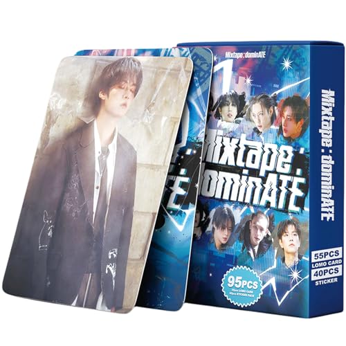 PYAJUU Stray Kids Photocards MIXTAPE: dominATE Album Photo Cards 95 PCS KPOP SKZHOP HIPTAPE 合(HOP) Post Card Stray Kids Merch Boys and Girls Card Set Straykids Photo Album Accessories - Image 1