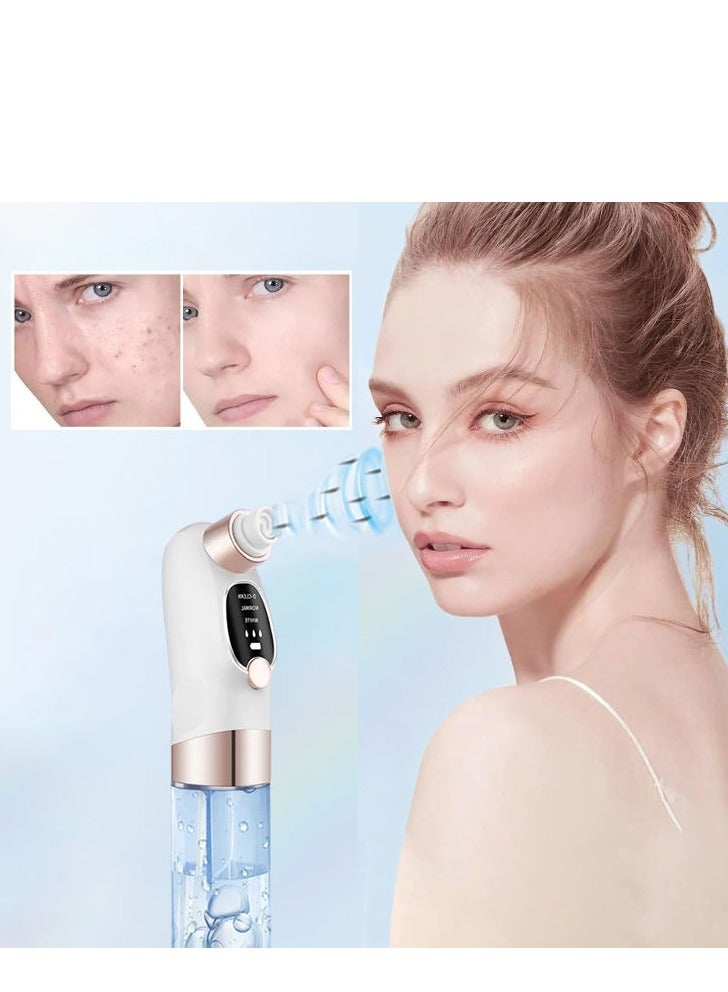 Al Kanzi Blackhead Remover, Facial Cleanser Machine, Pore and Facial Vacuum Cleaner, USB Rechargeable Blue Light Cleaning Tools with 3 Modes and 6 Probes - Image 1
