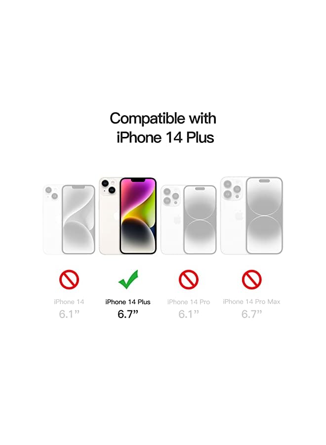 جي تيك علبة iPhone 14 Plus 6.7 بوصة ، غير صفراء من الصدمات غير الصدفة ، واضطراب مضاد للخلع (واضح) - Image 2