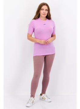 Brooks Women Sportswear Fit Short Sleeve Outdoor T Shirt, Purple  - Image 4