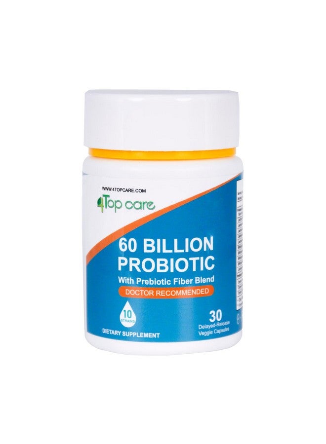 4 Top Care 4 TOP CARE 60 Billion Probiotic for Women and Men, 30 Count, Digestive & Gut Health - Image 3