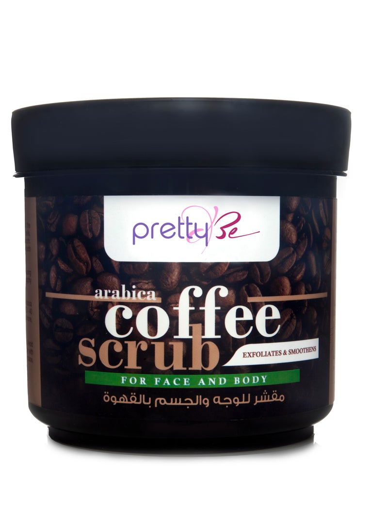 Pretty Be Face And Body Scrub With Coffee Extract 550 ml