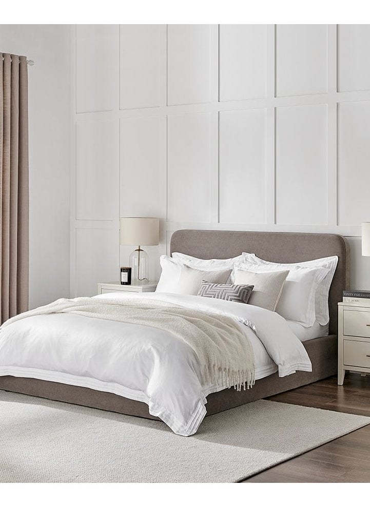 Malazhouse - Button Tufted Bed - MZBDN02-BEIG-180cm - Image 1