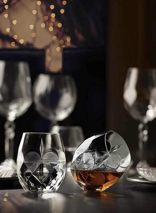 RCR Cristalleria Italiana Alkemist Tilting Luxury Crystal Whiskey Glass - Set of 6 (380 ml,Italy Made) - Image 2