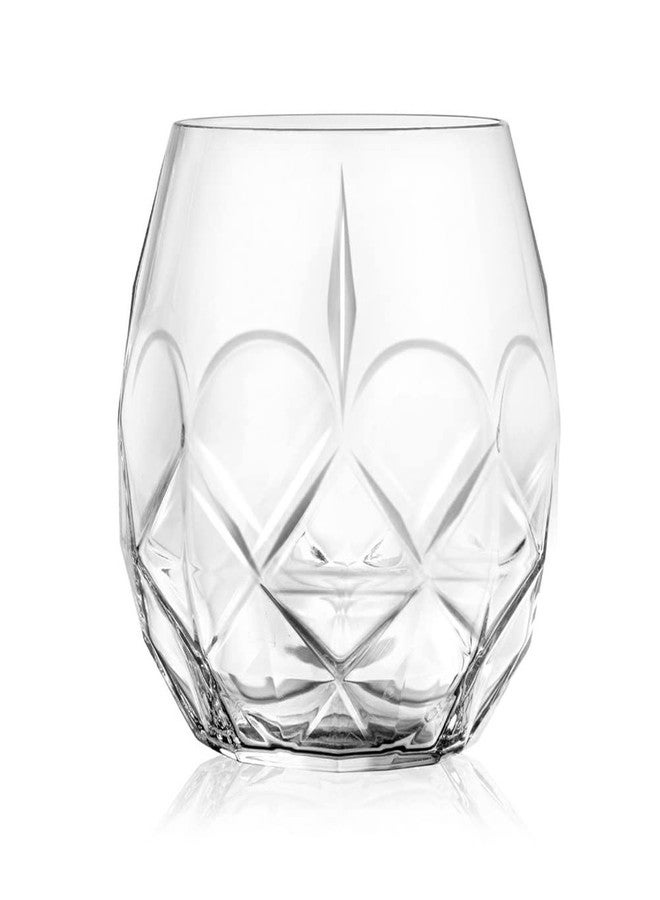 RCR Cristalleria Italiana Alkemist Tilting Luxury Crystal Whiskey Glass - Set of 6 (380 ml,Italy Made) - Image 1