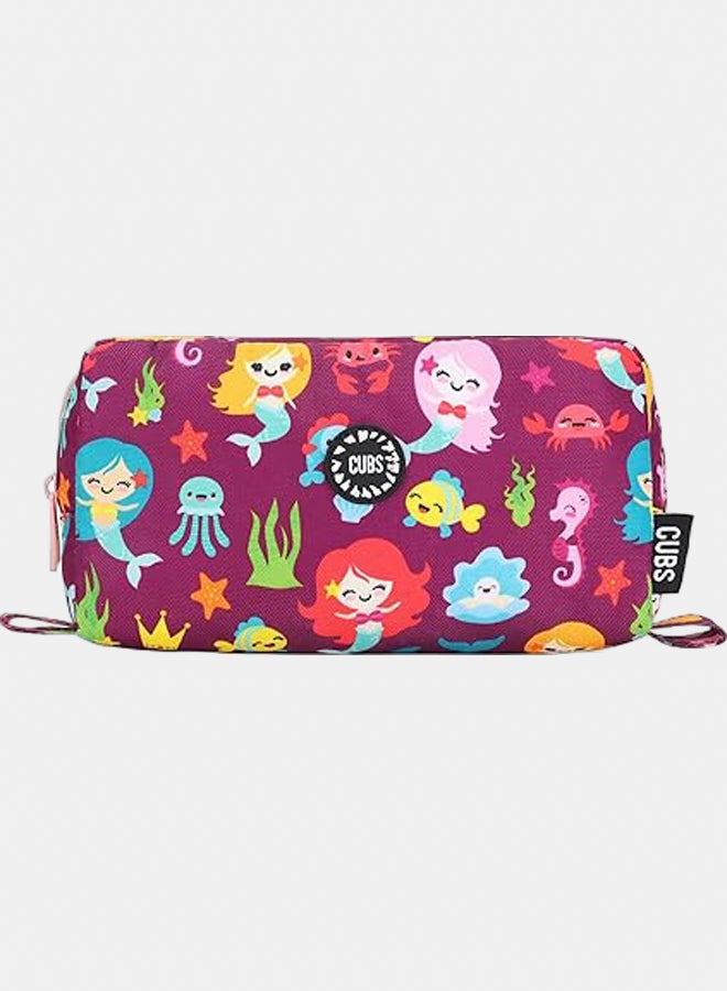 CUBS Junior Student Backpack Baby Mermaid Purple Pencil case