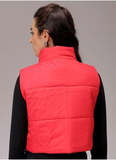 Freehand Women Regular Fit Solid Quilted Jacket  - Image 2