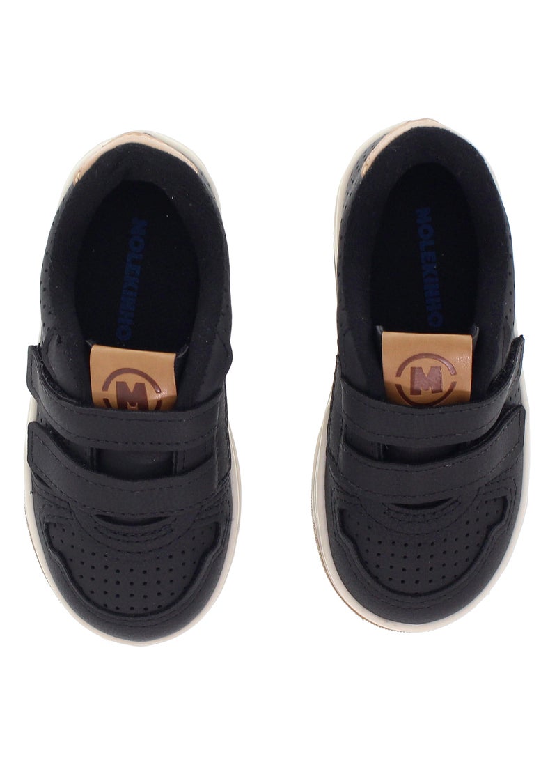 Molekinho Infant Boys Sandals With Back Strap Black | Made In Brazil - Image 5