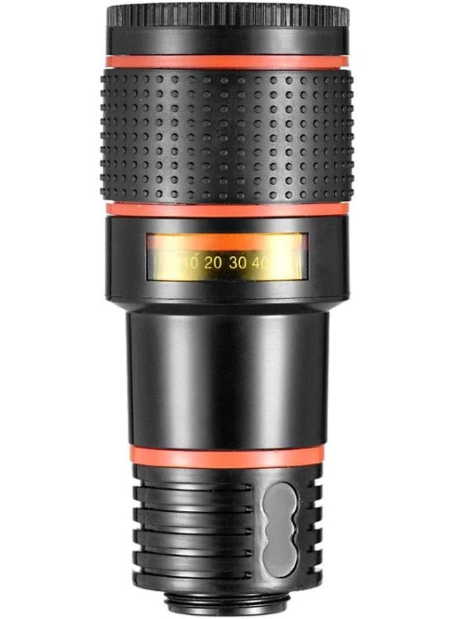 عدسة كاميرا تلسكوبية ملحقة بالهاتف المحمول 12X زوم عالمية - Image 4