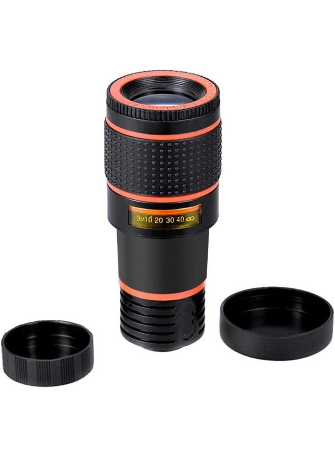 عدسة كاميرا تلسكوبية ملحقة بالهاتف المحمول 12X زوم عالمية - Image 3