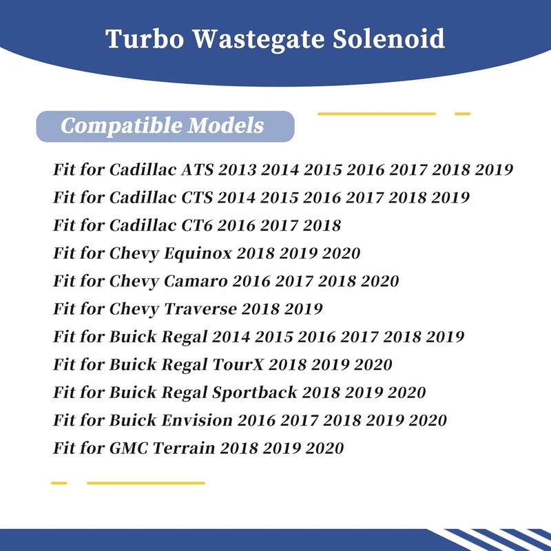 Getfarway صمام التحكم في ضغط التيربو Getfarway Turbo Wastegate Solenoid لسيارات شيفروليه وبويك - Image 2