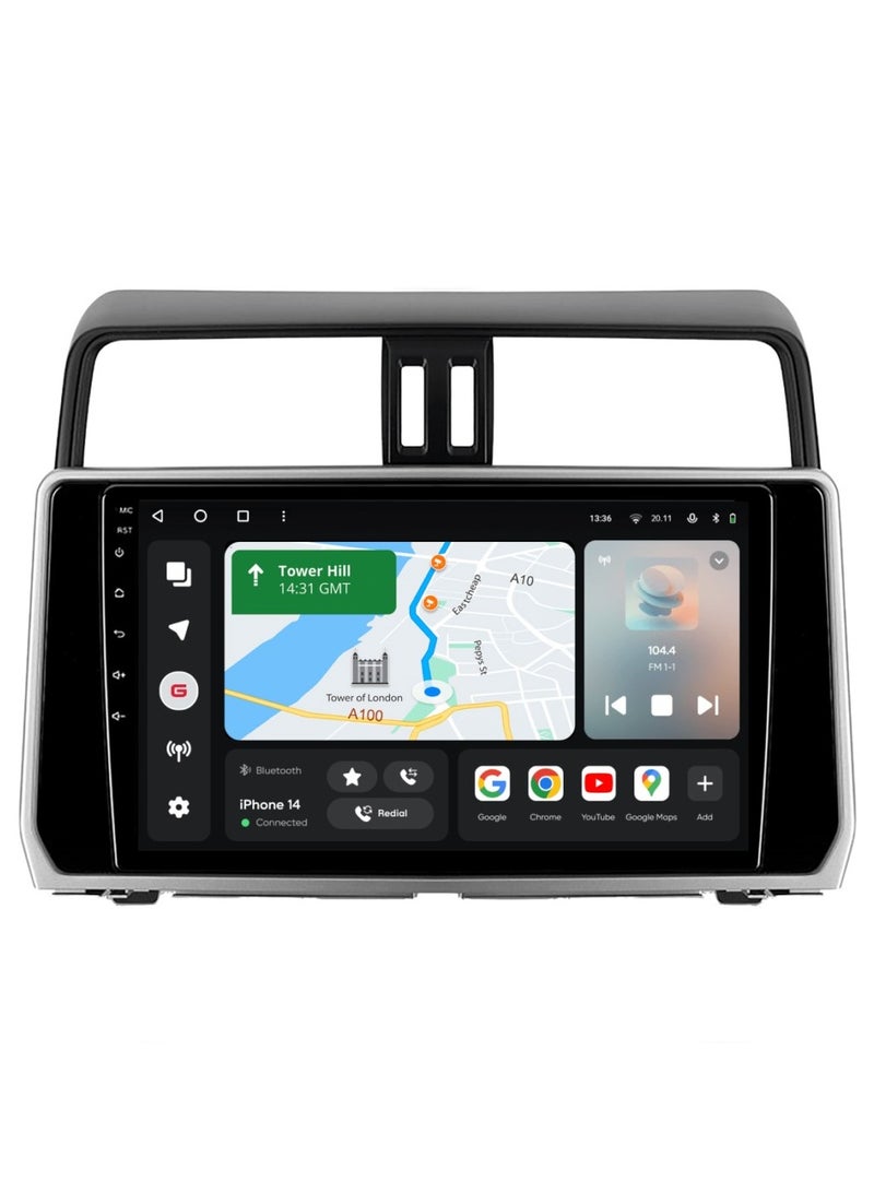 Generic Advanced Android Radio for Toyota Prado 2018-2020 – 2Year Warranty, 2GB RAM, 32GB Storage, Apple CarPlay & Android Auto, Free Night Vision Camera & Navigation  - Image 1