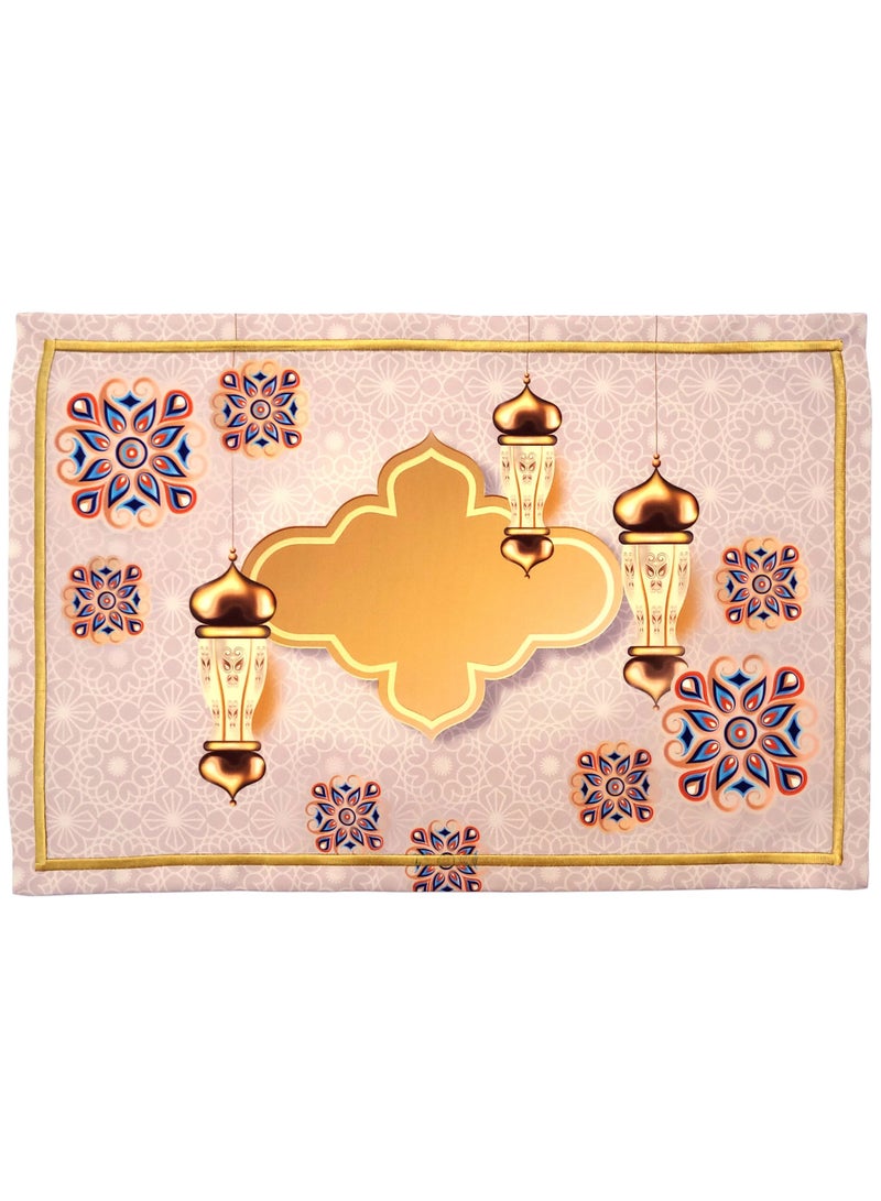 Alwan مجموعة من 6 حصائر رمضان و 2 غطاء وسادة - Image 4