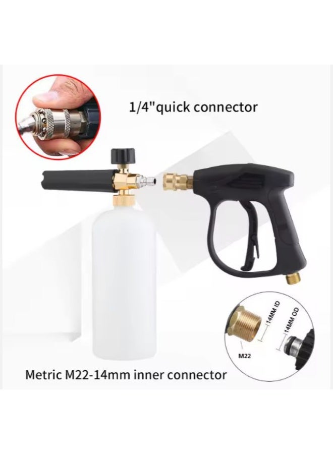 High Pressure Foam Sprayer for Pressure Washers-1L Car Wash Foam Gun - Image 2