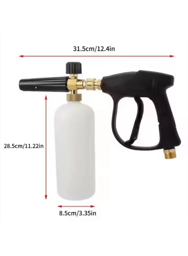 High Pressure Foam Sprayer for Pressure Washers-1L Car Wash Foam Gun - Image 4