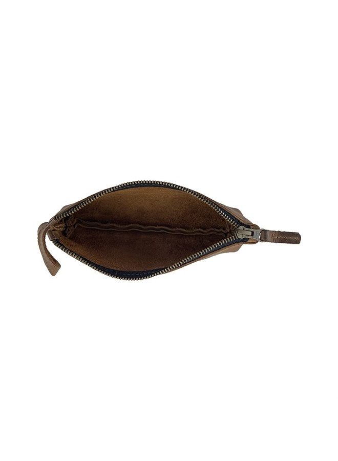Hide & Drink , Leather Carry-On Toiletry Bag, Pencil Case, Cable Organizer, Travel Essentials, Handmade Includes 101 Year Warranty (Bourbon Brown) - Image 4