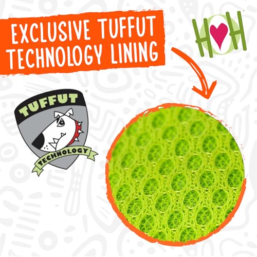 HuggleHounds Huggle-Fusion Dog Toy - Dog Toys Rubber, Fuzzy Dog Toy, Puppy Essentials, Plush & Heavy Duty Latex for Small, Medium & Large Dogs, All Breeds - Bugsy Bunny - Image 5