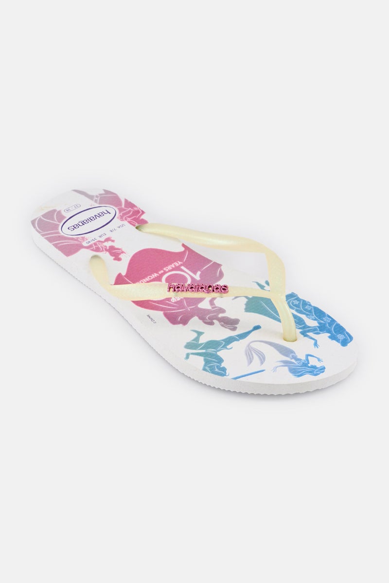 Havaianas Women Style 2 Little Mermaid Slip On Slippers, Multicolor - Image 1