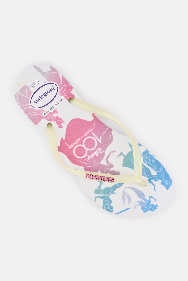 Havaianas Women Style 2 Little Mermaid Slip On Slippers, Multicolor - Image 2