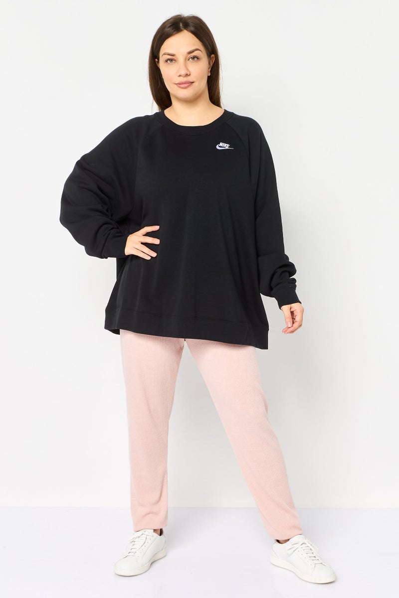 Nike Women Plus Size Long Sleeve Outdoor Sweatshirt, Black - Image 2