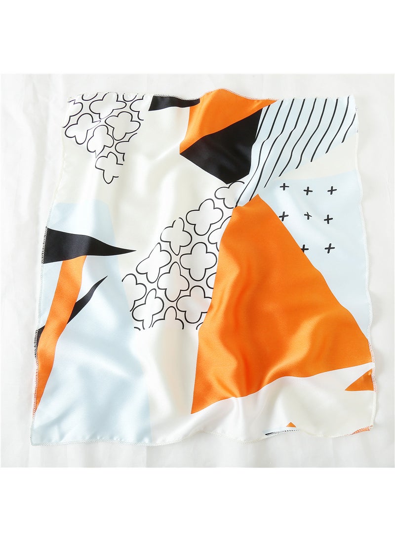 Generic - Korean Chic Silk Scarf Leopard Dot FX-40 - Image 1