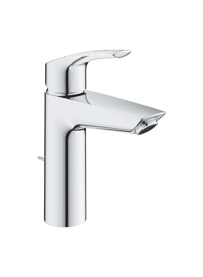 خلاط حوض جديد من GROHE طراز EuroSmart، مقاس متوسط، كروم