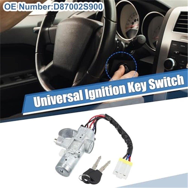 Yurefax Ignition Switch Cylinder Set for Nissan Hardbody - Image 5