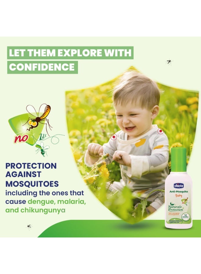Chicco Anti-Mosquito Baby Fabric Roll-On with the natural protection of 12+ Hours, 1 Pack (8ml) - Image 2