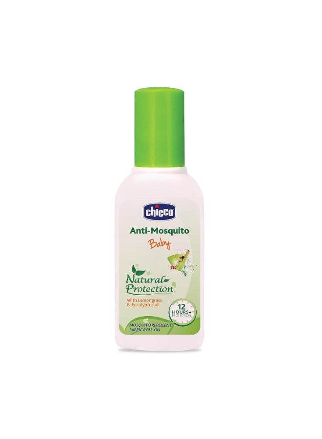 Chicco Anti-Mosquito Baby Fabric Roll-On with the natural protection of 12+ Hours, 1 Pack (8ml) - Image 1