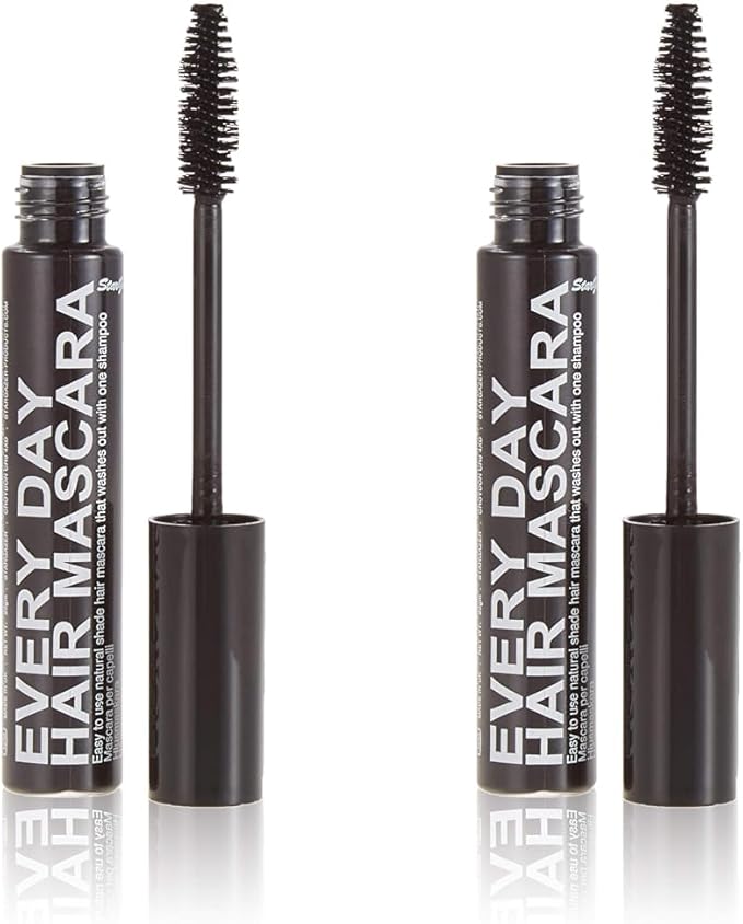 Stargazer Every Day Hair Mascara Easy On The Hair Root Covers Grey Hair Brown - Image 1