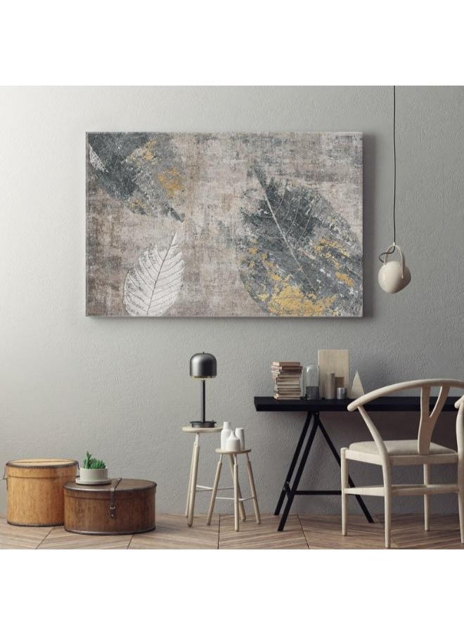 Home Gallery home gallery age leaves watercolor vintage Printed Canvas wall art  - Image 2