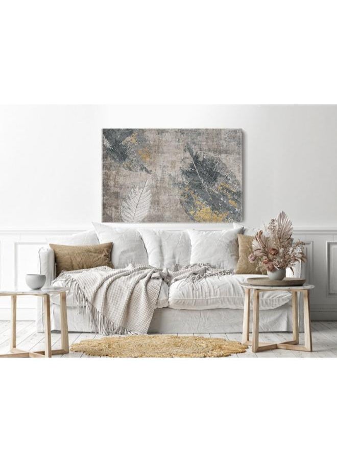 Home Gallery home gallery age leaves watercolor vintage Printed Canvas wall art  - Image 3