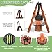 KOALA DIARY Kids Camping Toy Set Pretend Play Cooking Set with Spray Stove Food Toys Tableware Outdoor Toddler Campfire Toys for Ages 3 - Image 4