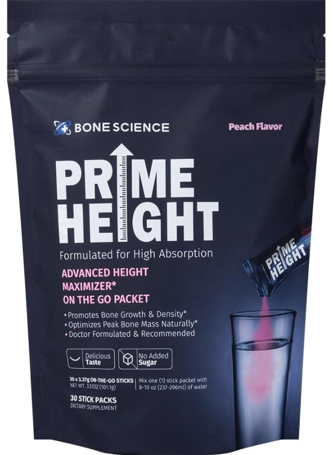BONE SCIENCE مكمل برايم هايت بنكهة الخوخ للأطفال - Image 2