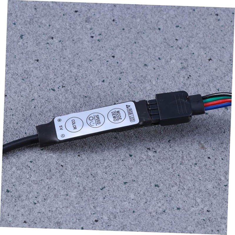 Jojofuny RGB LED Strip Lights 2pcs Multicolor Flexible Rope Light For Bedroom TV Desk - Image 5