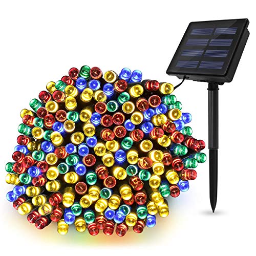 Epyz Solar String Light Outdoor Waterproof Solar Christmas Lights for Gardens, Wedding, Party, Homes, Christmas Tree, Curtains, Outdoors [ Pack of 1, Multicolour, 100LED ] - Image 1