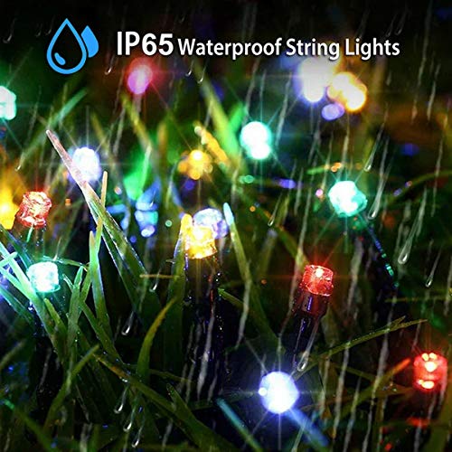 Epyz Solar String Light Outdoor Waterproof Solar Christmas Lights for Gardens, Wedding, Party, Homes, Christmas Tree, Curtains, Outdoors [ Pack of 1, Multicolour, 100LED ] - Image 5