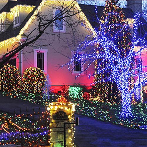 Epyz Solar String Light Outdoor Waterproof Solar Christmas Lights for Gardens, Wedding, Party, Homes, Christmas Tree, Curtains, Outdoors [ Pack of 1, Multicolour, 100LED ] - Image 2