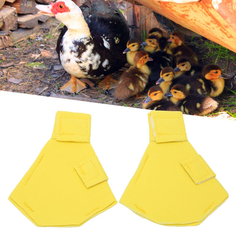 Pet Duck Shoes Soft Cushioning Stable Support Paw Protector Duck Protective Boots for Goose Yellow M - Image 5