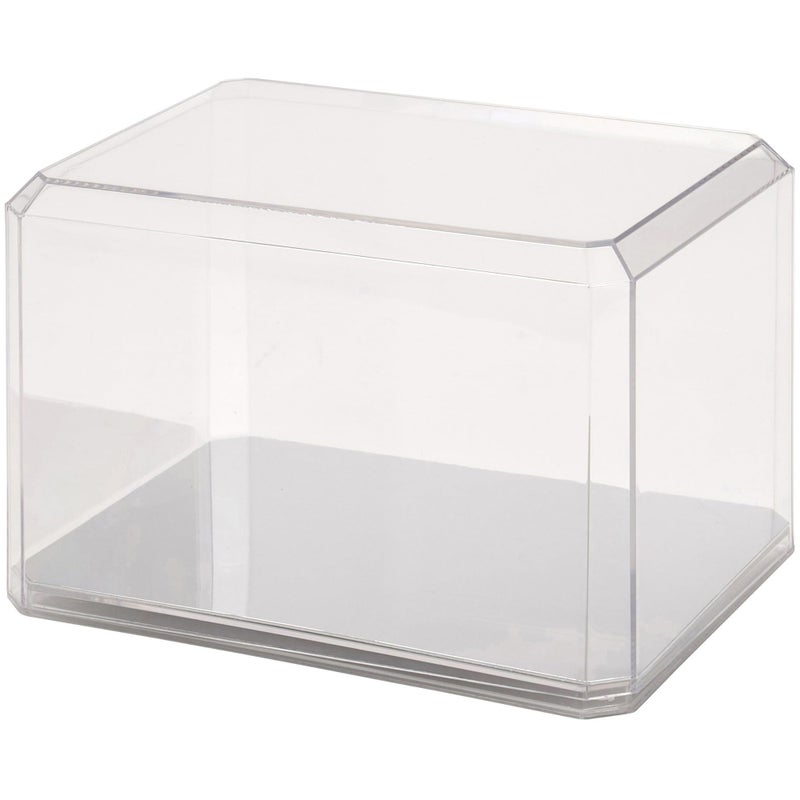 Generic Pioneer Plastics Clear Acrylic Mini Helmet Display Cases (Mirrored), 8" x 6" x 5"  - Image 1