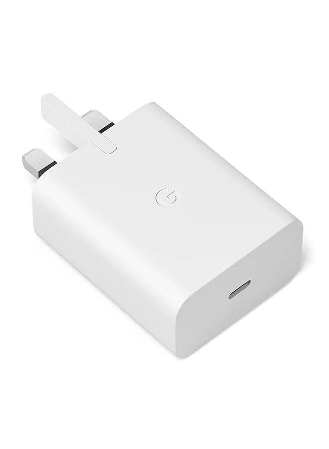MUNTAQI 30W USB-C Fast Charger Adapter – Universal Type-C Power Delivery Wall Plug for Google Pixel, Samsung Galaxy, iPhone 15 Series, iPad, MacBook Air & All USB-C Devices – Compact & Portable Charger with Smart Safety Chip – White - Image 1