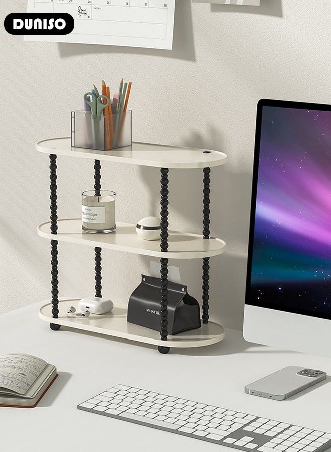 DUNISO 3-Tier Multi-Purpose Countertop Organizer,Countertop Coffee Cup Organizer, Bathroom Countertop Organizer,Perfume Skincare Countertop Makeup Organizer for Bedroom, Spice Rack Organizer for Cabinet - Image 3