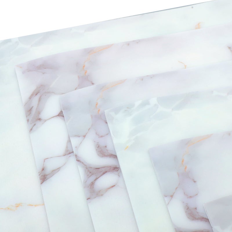 10pcs Peel and Stick Backsplash Self Adhesive Marble Decorative Wall Tile for Kitchen and Bathroom Countertops Cabinets - Image 3