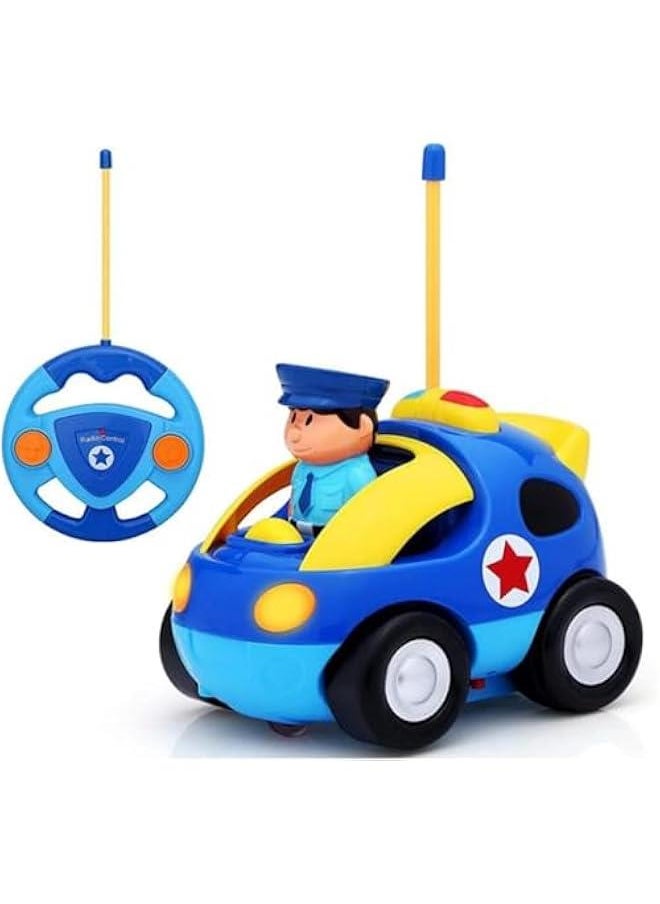 MIXDE Remote Control Car for Toddlers - Toys for 2-4 Year Old Boys & Girls -Toddler Toys for Boys & Girls Birthday Gifts (Blue)  - Image 1