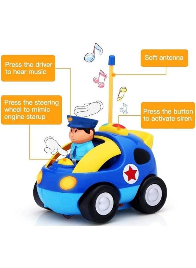 MIXDE Remote Control Car for Toddlers - Toys for 2-4 Year Old Boys & Girls -Toddler Toys for Boys & Girls Birthday Gifts (Blue)  - Image 2